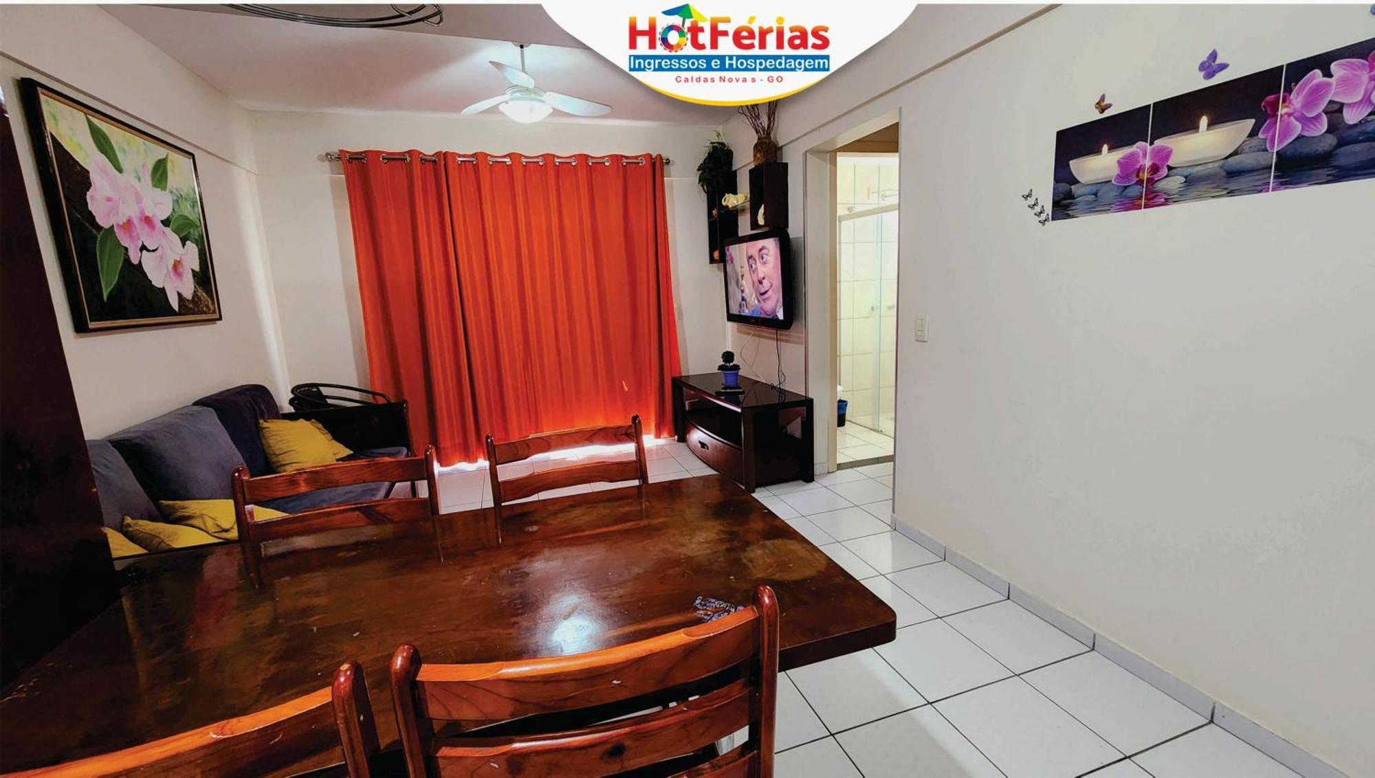 Flat Paradise, Piscinas Termais, Proximo Ao Centro - Hotferias Caldas Novas Eksteriør bilde