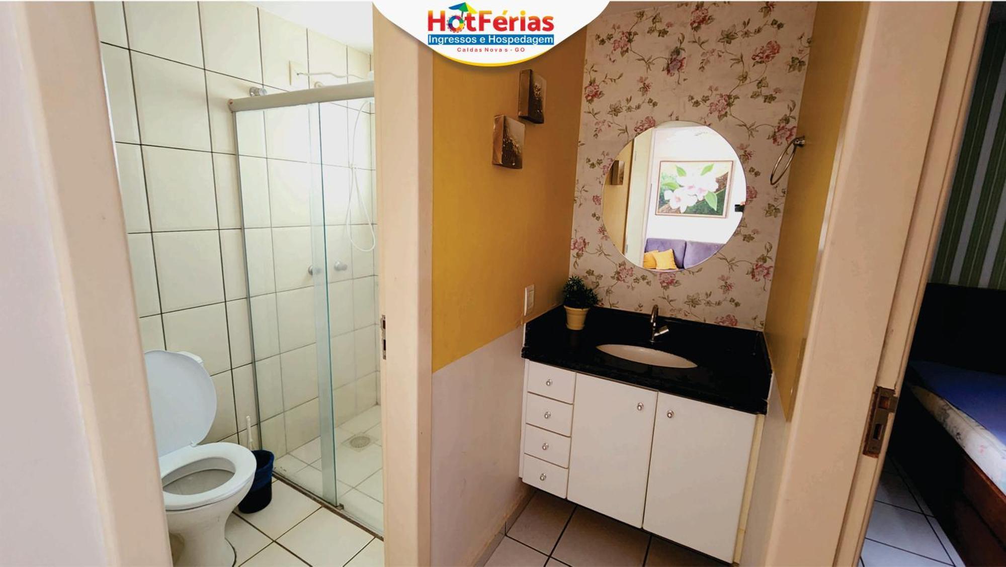 Flat Paradise, Piscinas Termais, Proximo Ao Centro - Hotferias Caldas Novas Eksteriør bilde