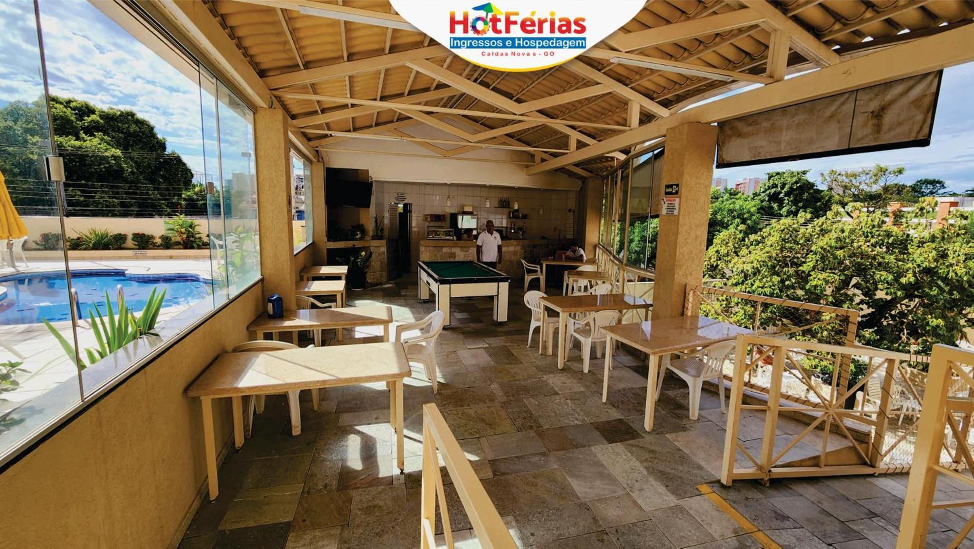 Flat Paradise, Piscinas Termais, Proximo Ao Centro - Hotferias Caldas Novas Eksteriør bilde
